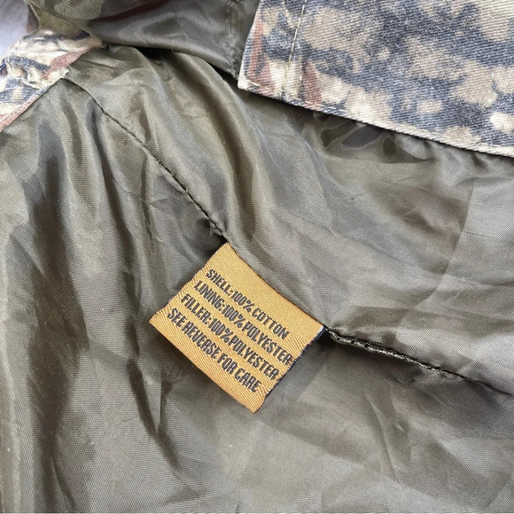 Outdoor Habitat Cotton Green Camouflage Hunting Camping Zip Vest Toddler Size 3T - Picture 7 of 11